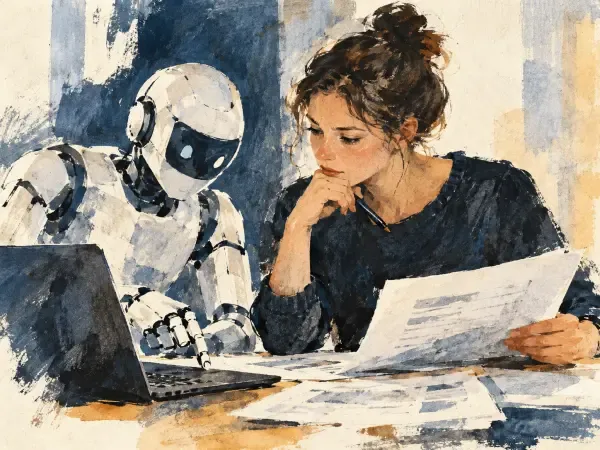 Illustration du recrutement et de l'IA