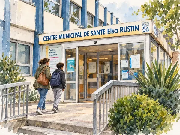 Illustration - Robinets dans un collège