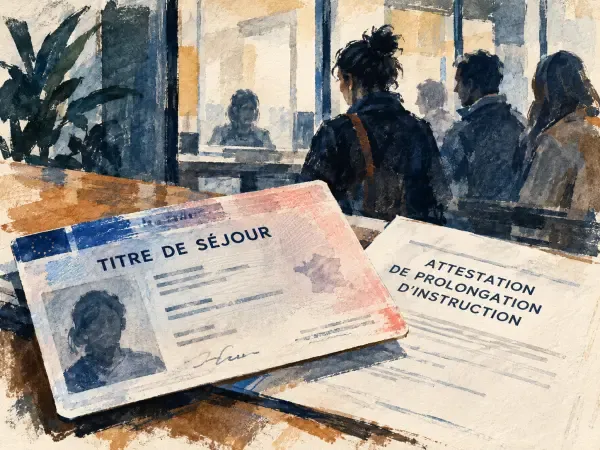 Illustration - Dossiers administratifs en attente