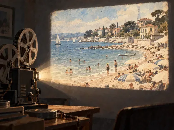 Illustration de bobines de films amateurs