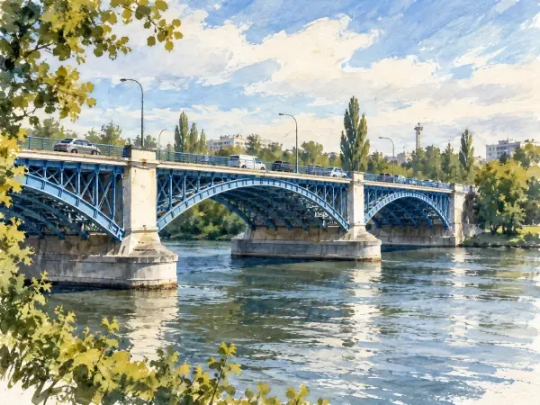 Illustration - pont d’Argenteuil sur la Seine