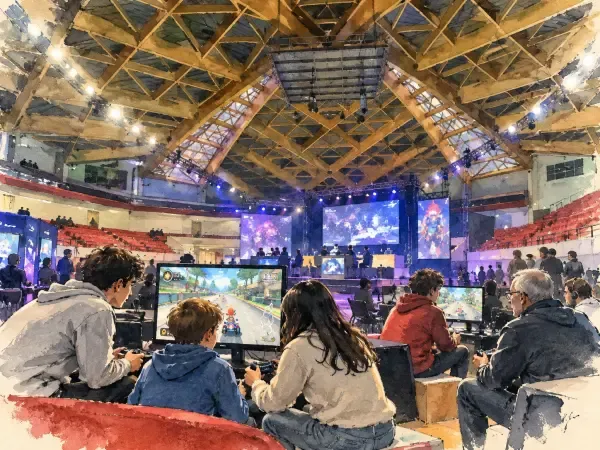 Illustration - Festival de jeux vidéo