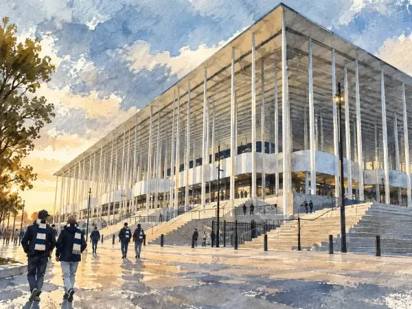 Illustration - tribunes du Stade Atlantique