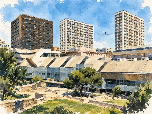 Illustration - Toitures de l'îlot Bourse à Marseille
