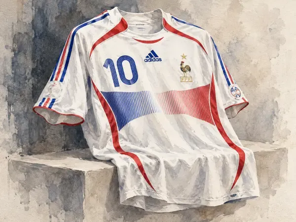 Illustration - Maillot blanc numéro 10