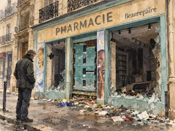 Illustration de République après les affrontements
