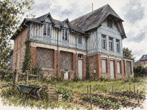Illustration - Ancienne école et ateliers agricoles