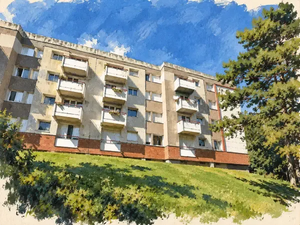 Illustration - Immeubles de la Croix-de-Vernailles