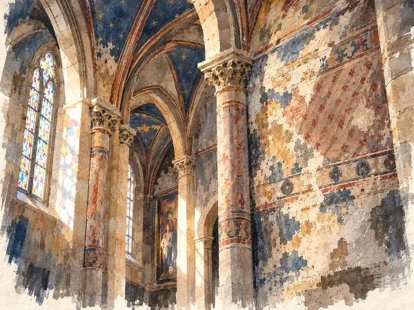Illustration - Abbatiale Notre-Dame en restauration