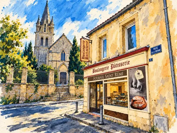 Illustration de l'ancienne boulangerie Saint-Rémi