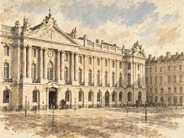 Illustration - Le Capitole photographié à l’envers