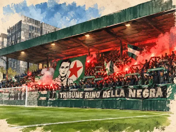 Illustration - Tribune du stade Bauer