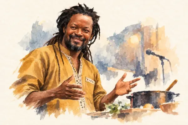 Illustration d'un spectacle autour du mafé