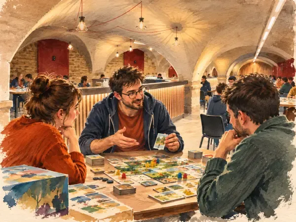 Illustration - Tables de jeux de société
