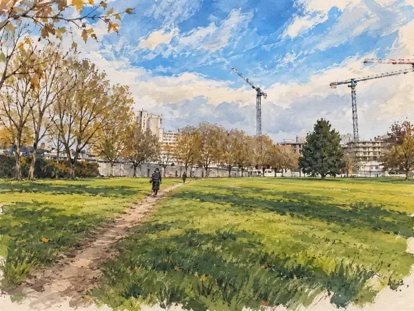 Illustration - Parc des Hautes-Bruyères à Villejuif