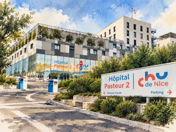 Entrée des urgences de Pasteur 2