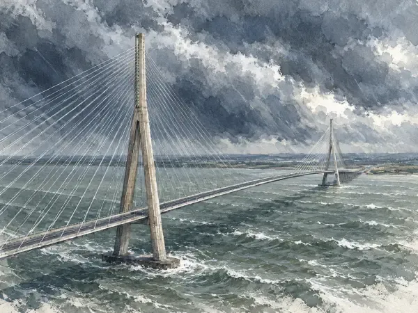 Illustration - pont routier sur la Seine
