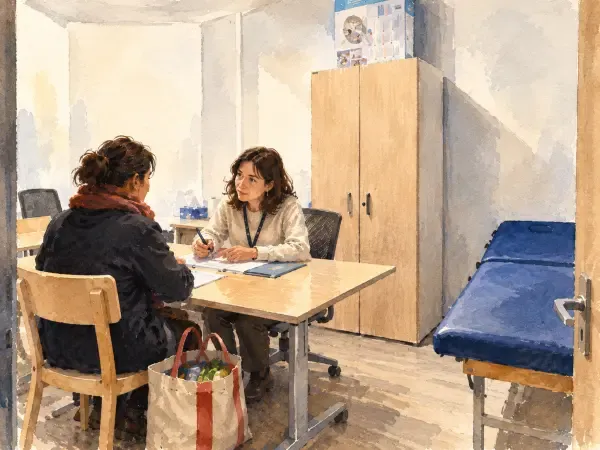 Illustration - Permanences aux Restos du Cœur