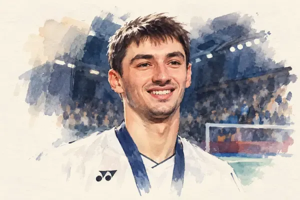 Illustration - Finale de badminton à Tremblay