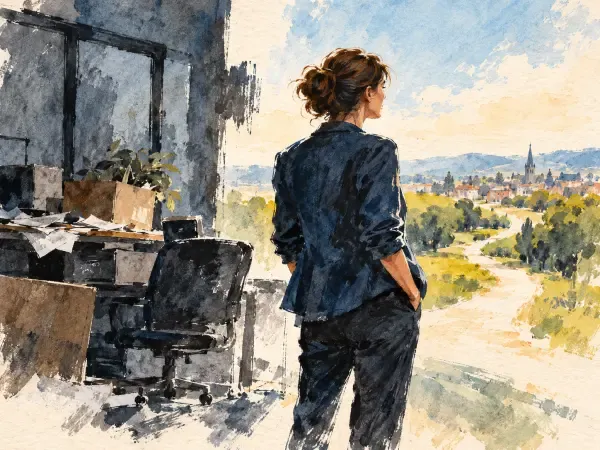 Illustration - Entrepreneurs réunis pour échanger