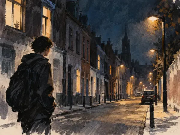 Illustration - Rue du centre-ville de Lille