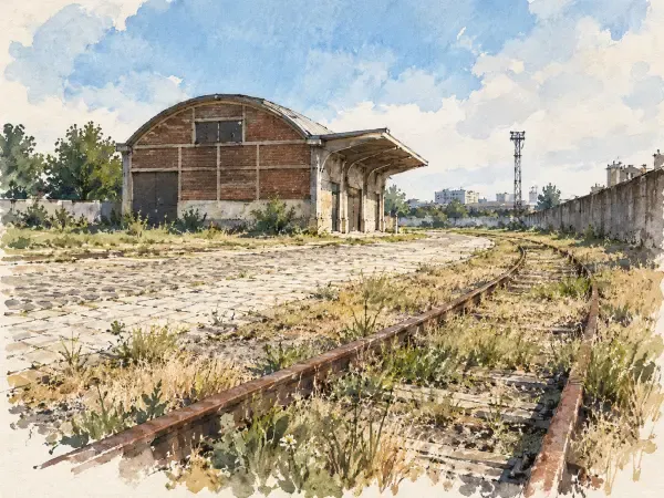 Illustration - Drancy et ancienne gare de Bobigny