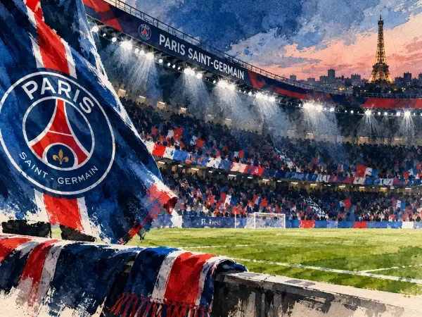 Illustration - Football au Parc des Princes