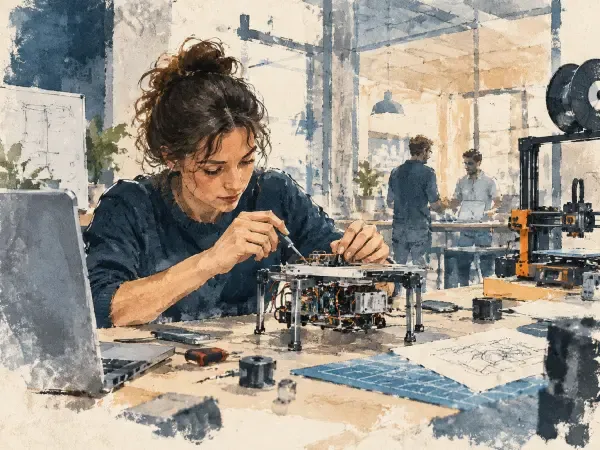 Illustration d'un incubateur de startups à Versailles
