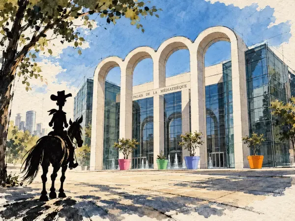Illustration de Lucky Luke à Puteaux