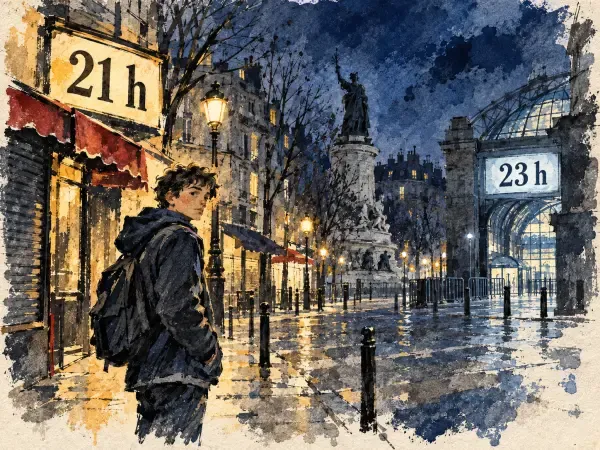Illustration de la place de la République