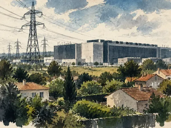 Ancien site logistique et futur data center