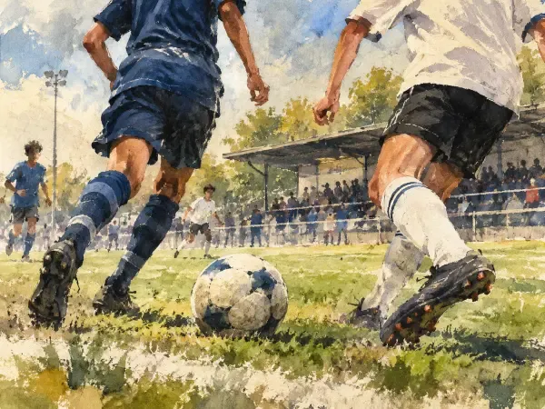 Illustration - football U16 à Bonneuil