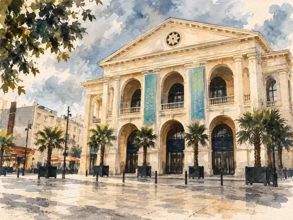 Illustration de la Maison des Arts