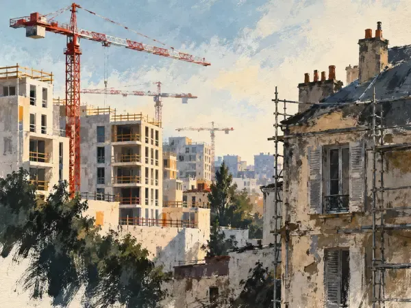 Illustration de chantiers et rénovation de logements