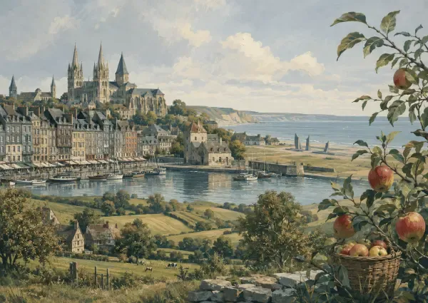 Illustration - panorama du Calvados